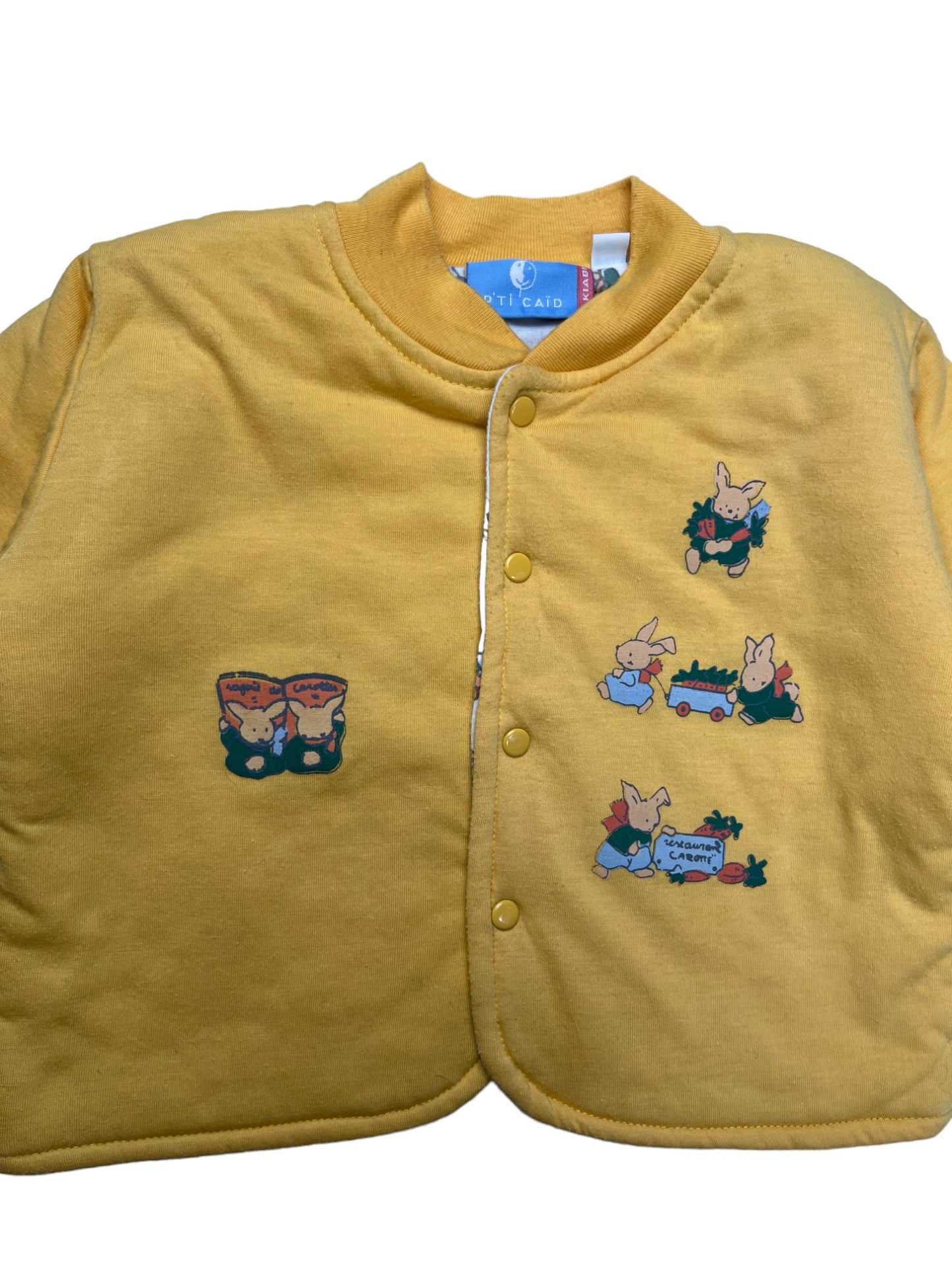 Gilet jaune vintage - 2 ans