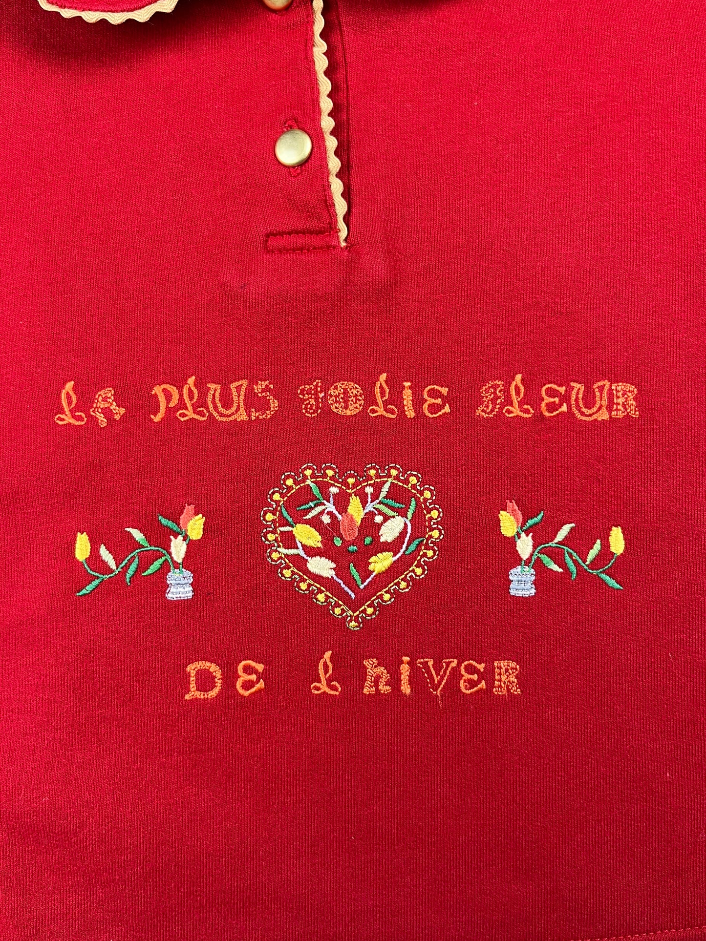 Pull vintage rouge - 3 ans