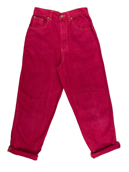 Jean vintage rouge - 10 ans