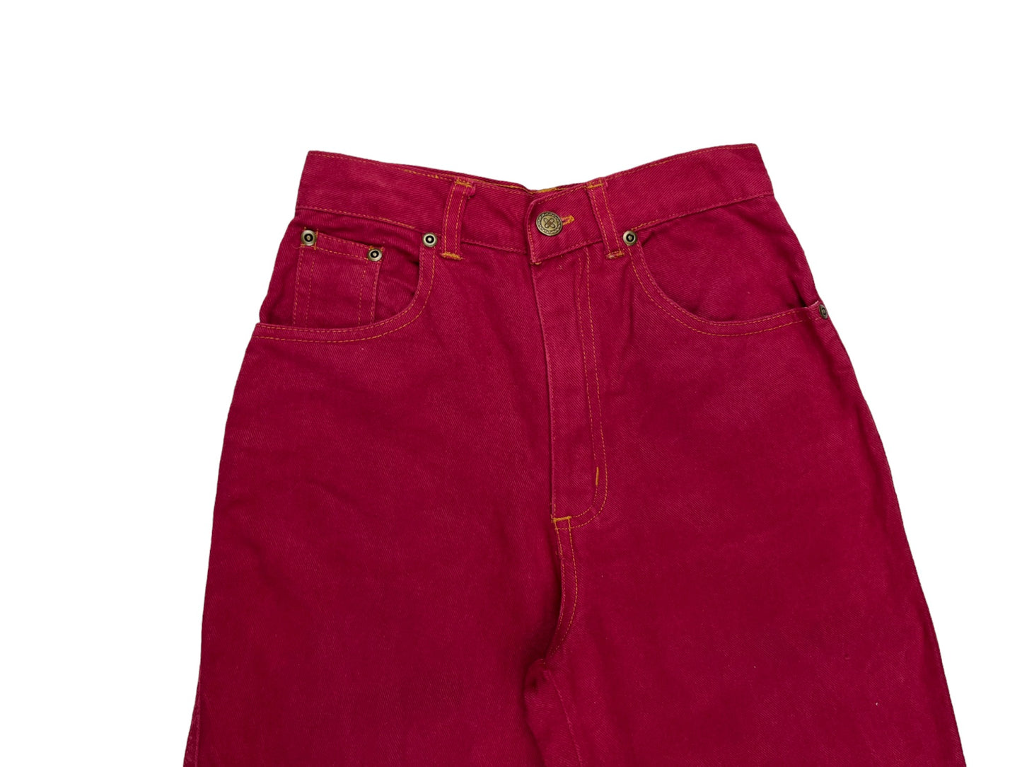 Jean vintage rouge - 10 ans