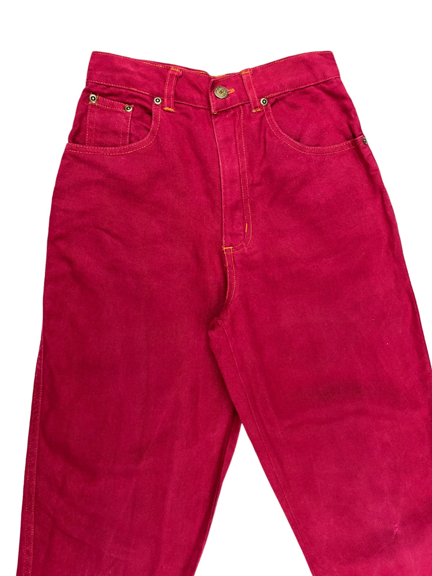 Jean vintage rouge - 10 ans