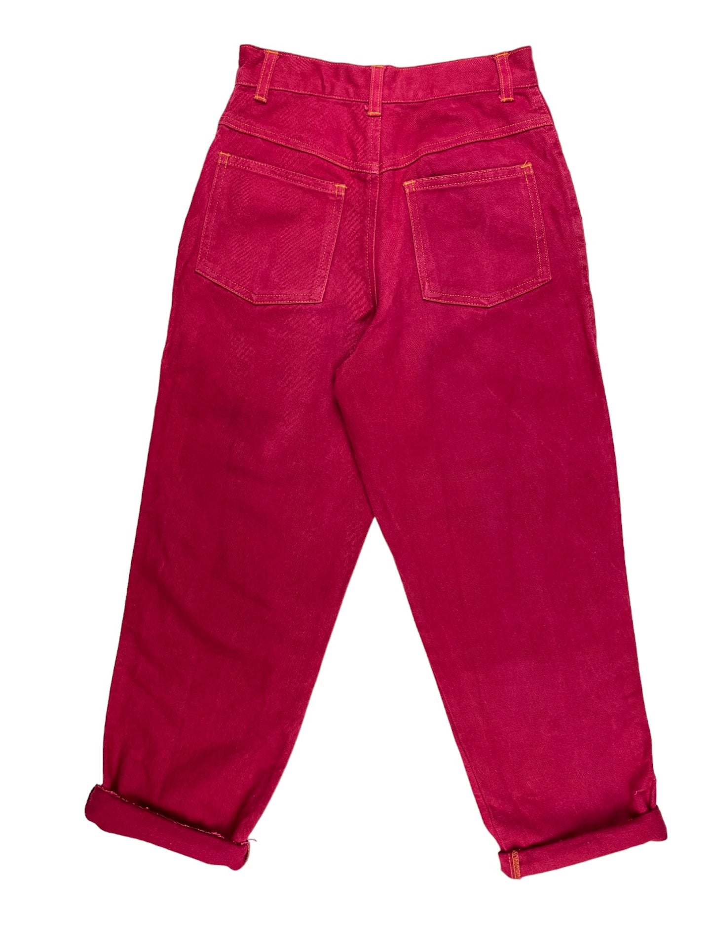 Jean vintage rouge - 10 ans