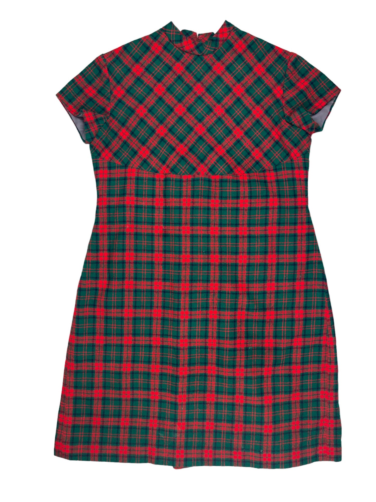 Robe tartan vintage - 10 ans