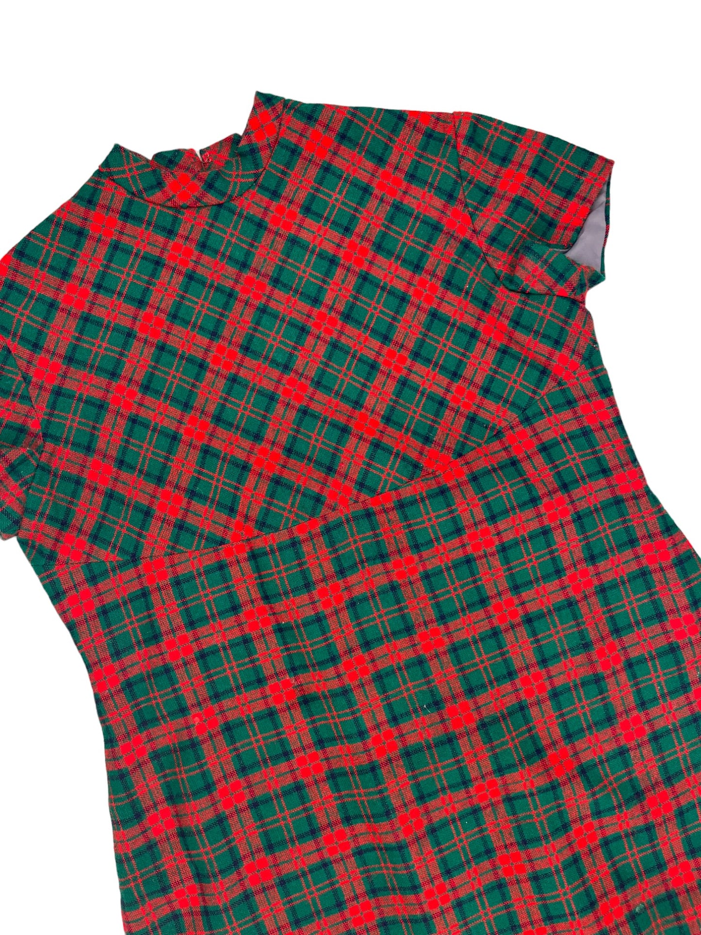 Robe tartan vintage - 10 ans