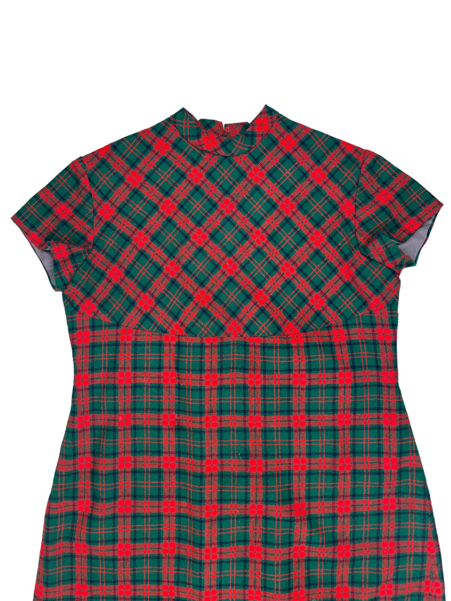 Robe tartan vintage - 10 ans