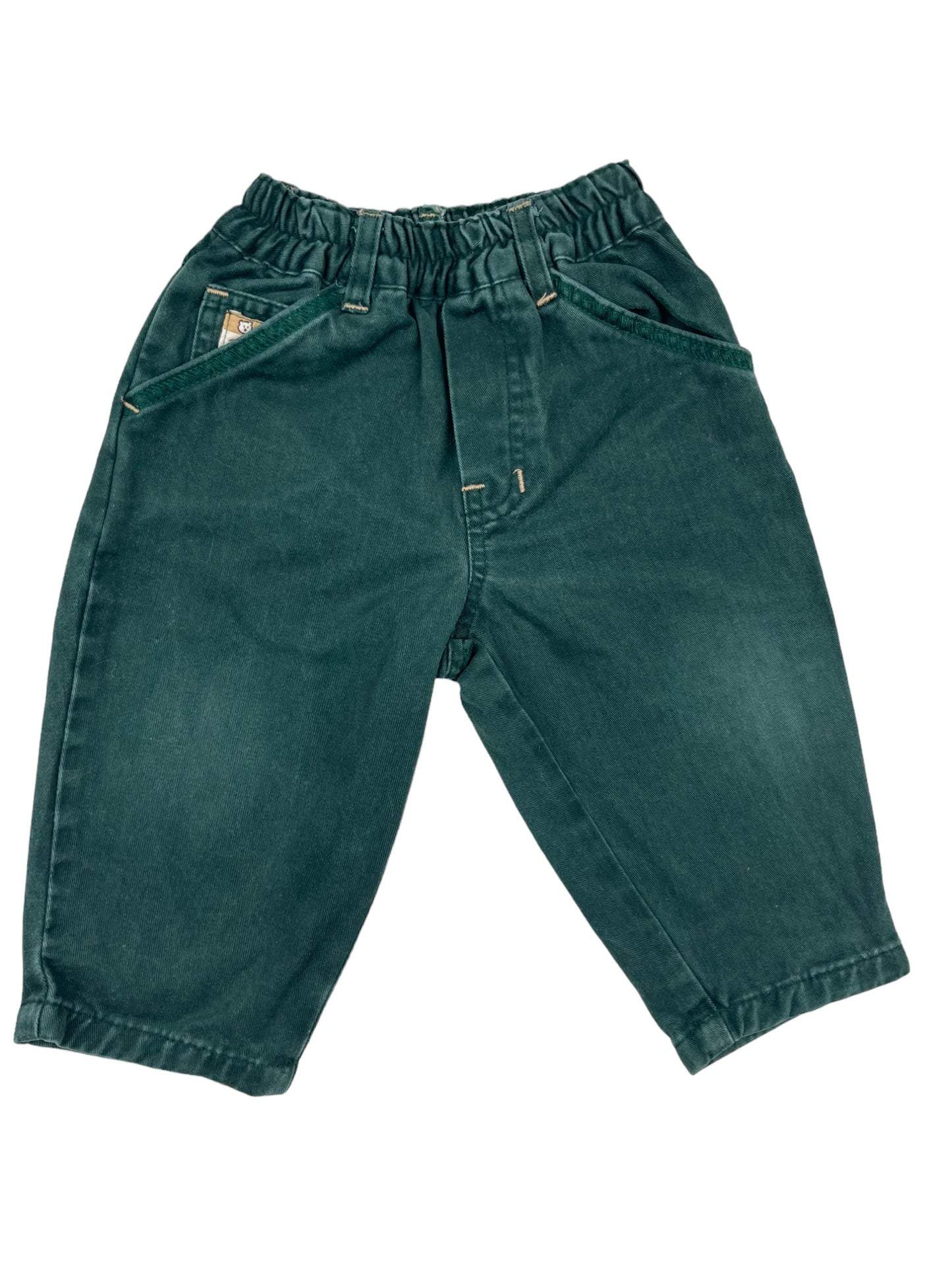 Pantalon vintage vert - 1 an