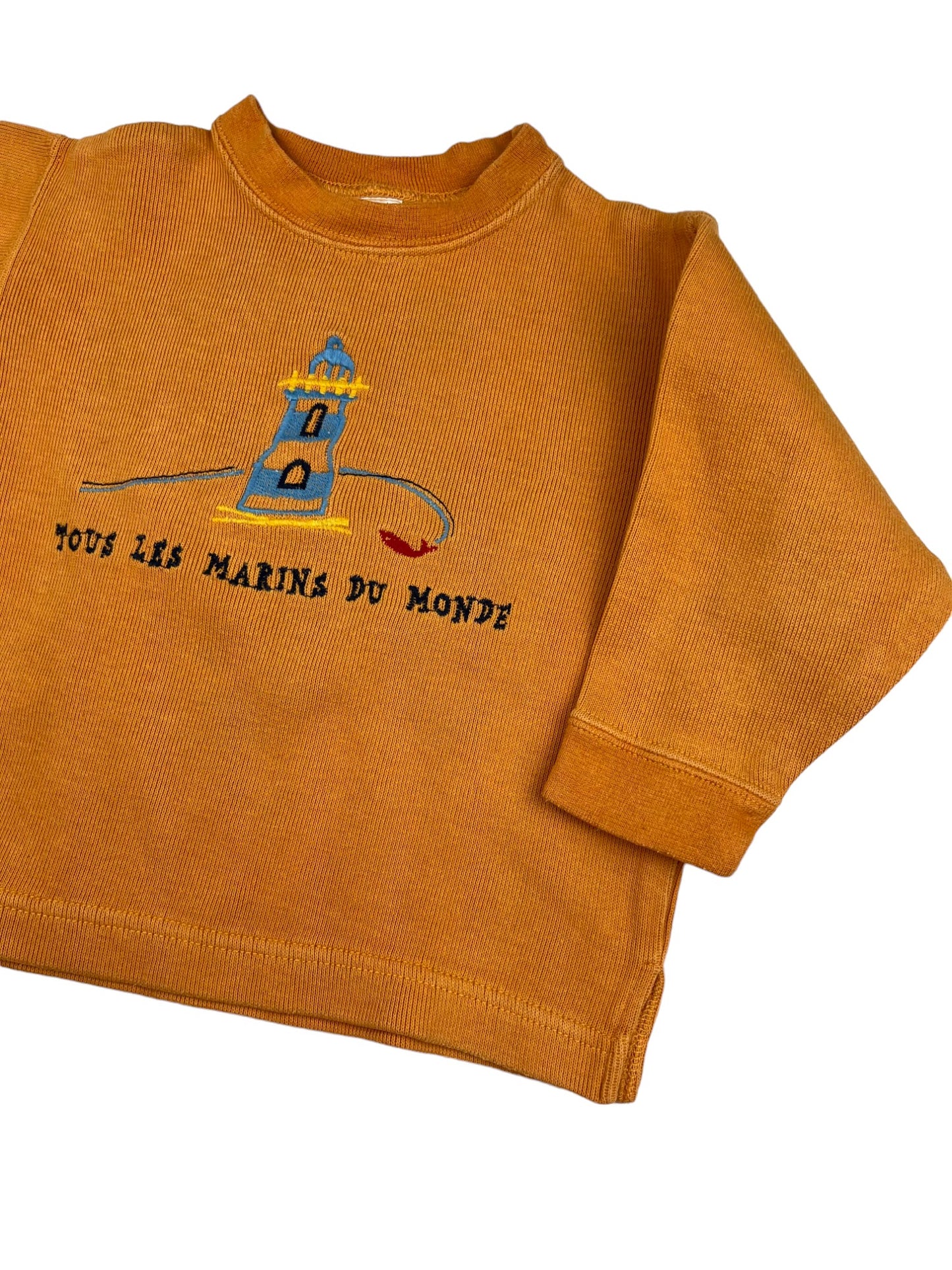 Pull vintage jaune - 3 ans