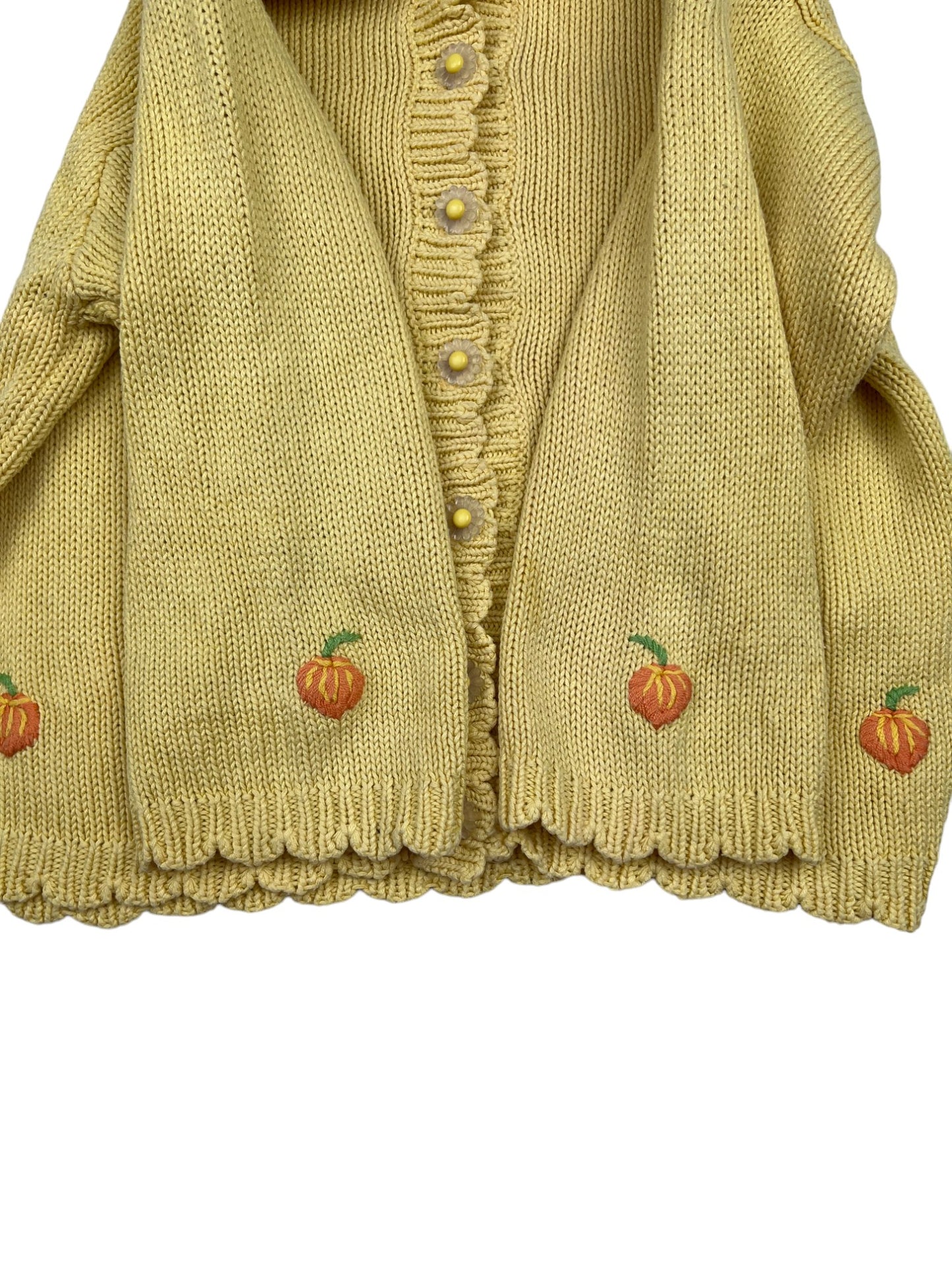 Gilet vintage jaune - 3 ans