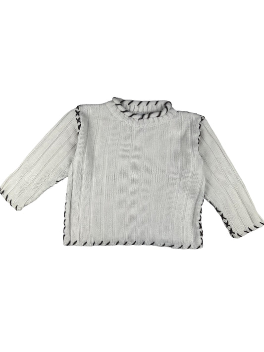 Pull blanc vintage - 3 ans