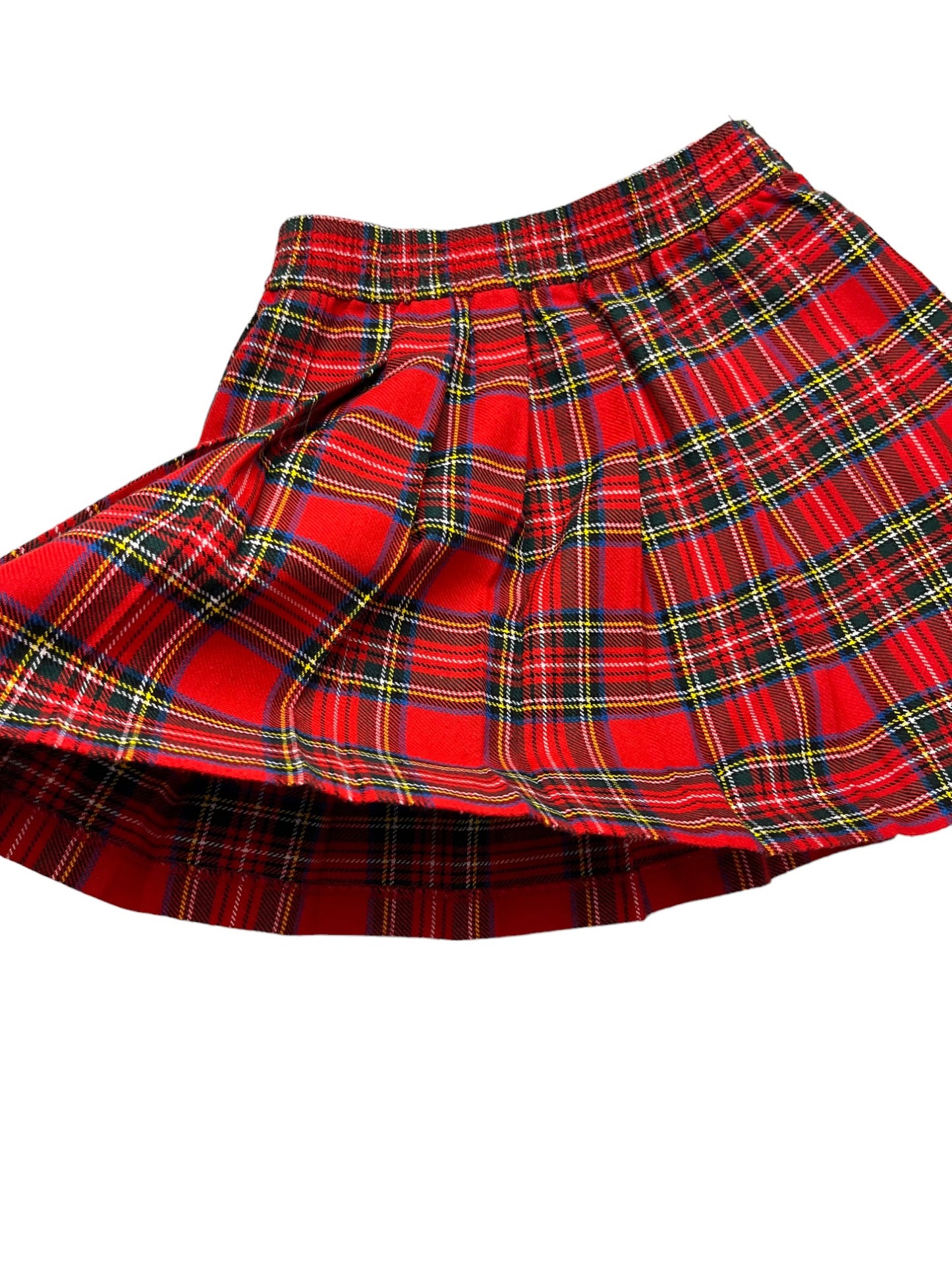 Jupe plissée tartan vintage - 4 ans