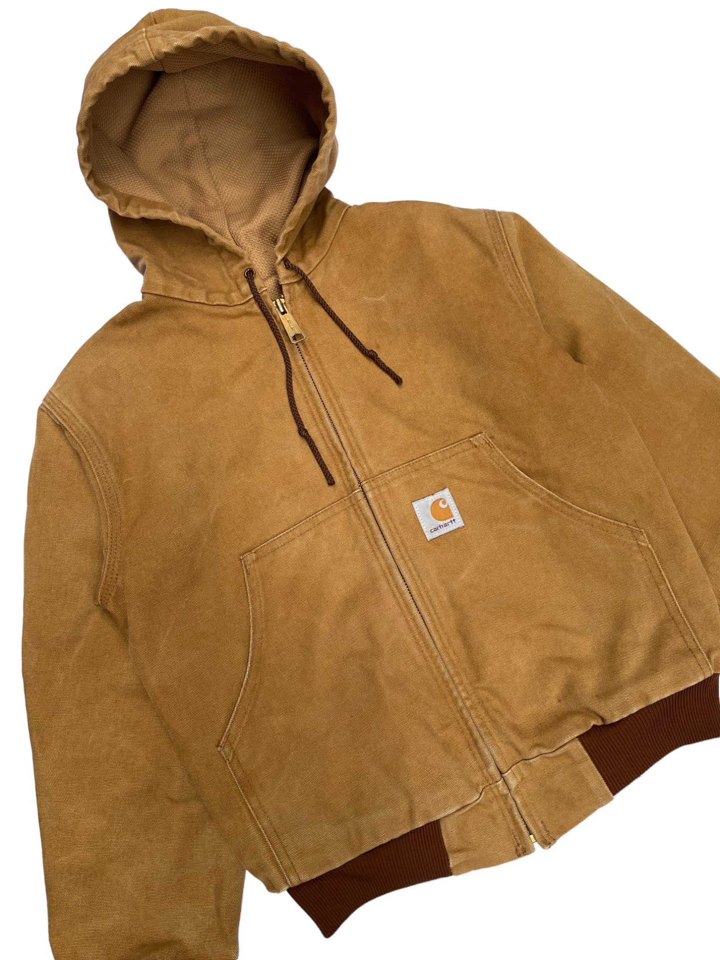 Veste Carhartt vintage beige à capuche 10 ans