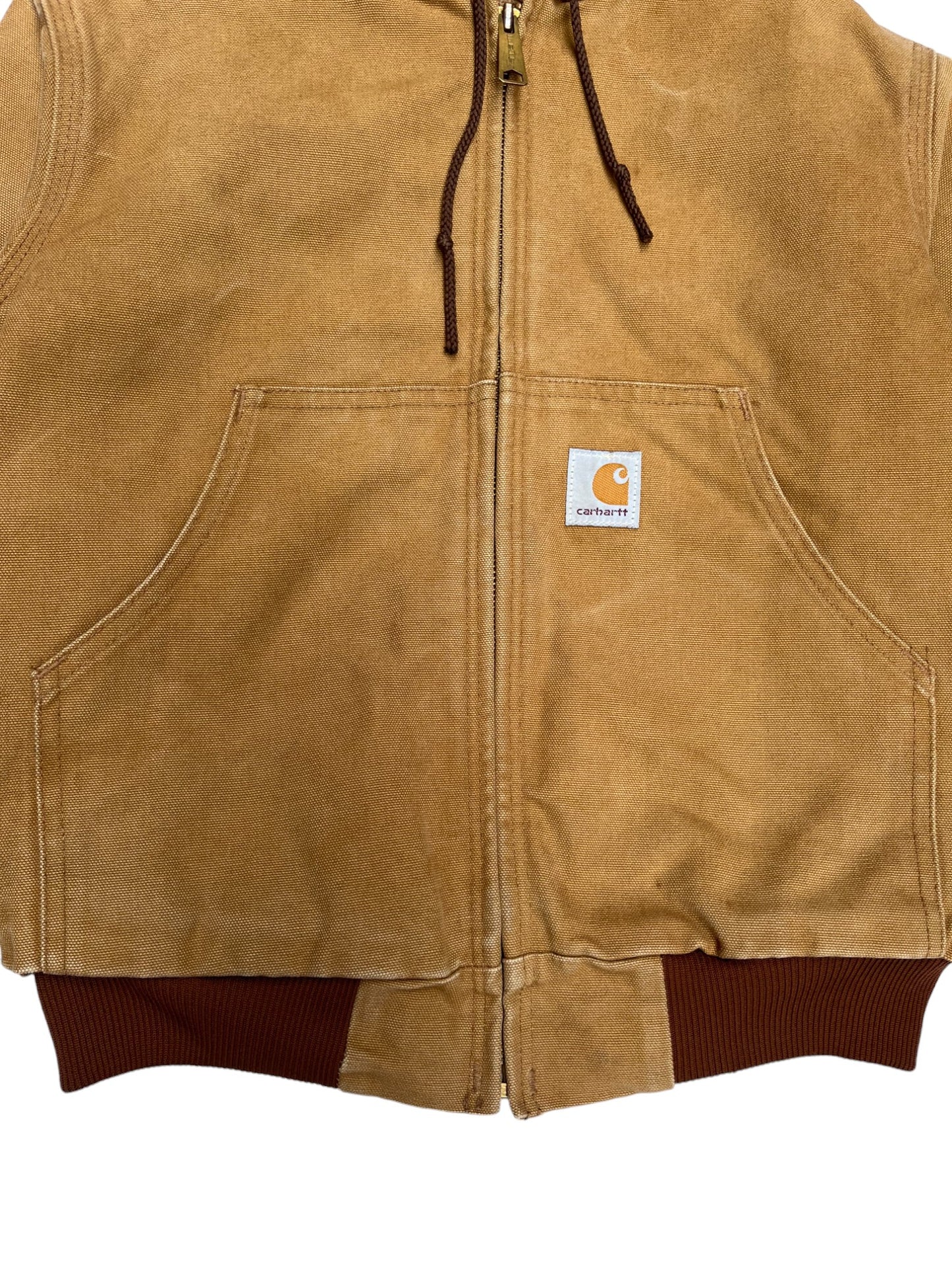 Veste Carhartt vintage beige à capuche 10 ans