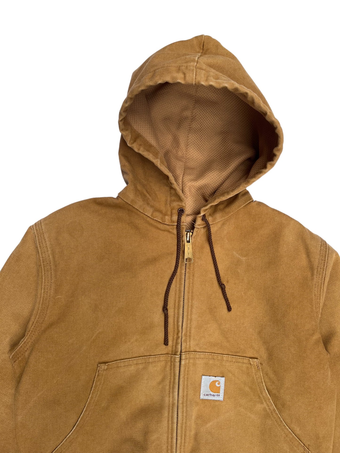 Veste Carhartt vintage beige à capuche 10 ans