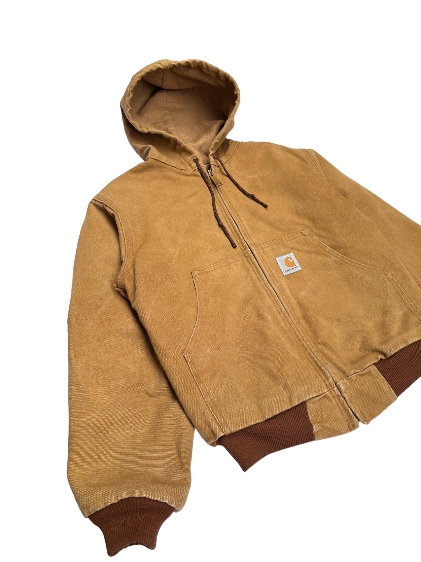 Veste Carhartt vintage beige à capuche 10 ans