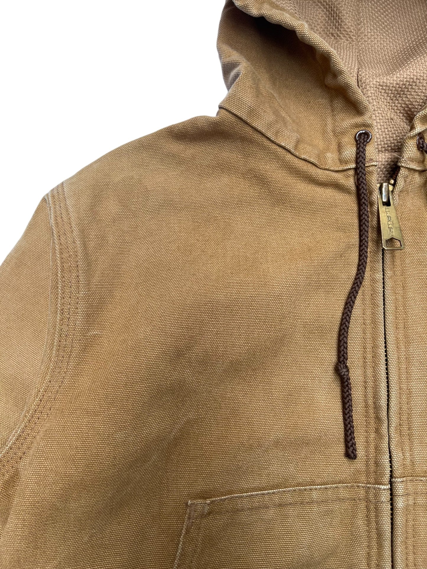 Veste Carhartt vintage beige à capuche 10 ans