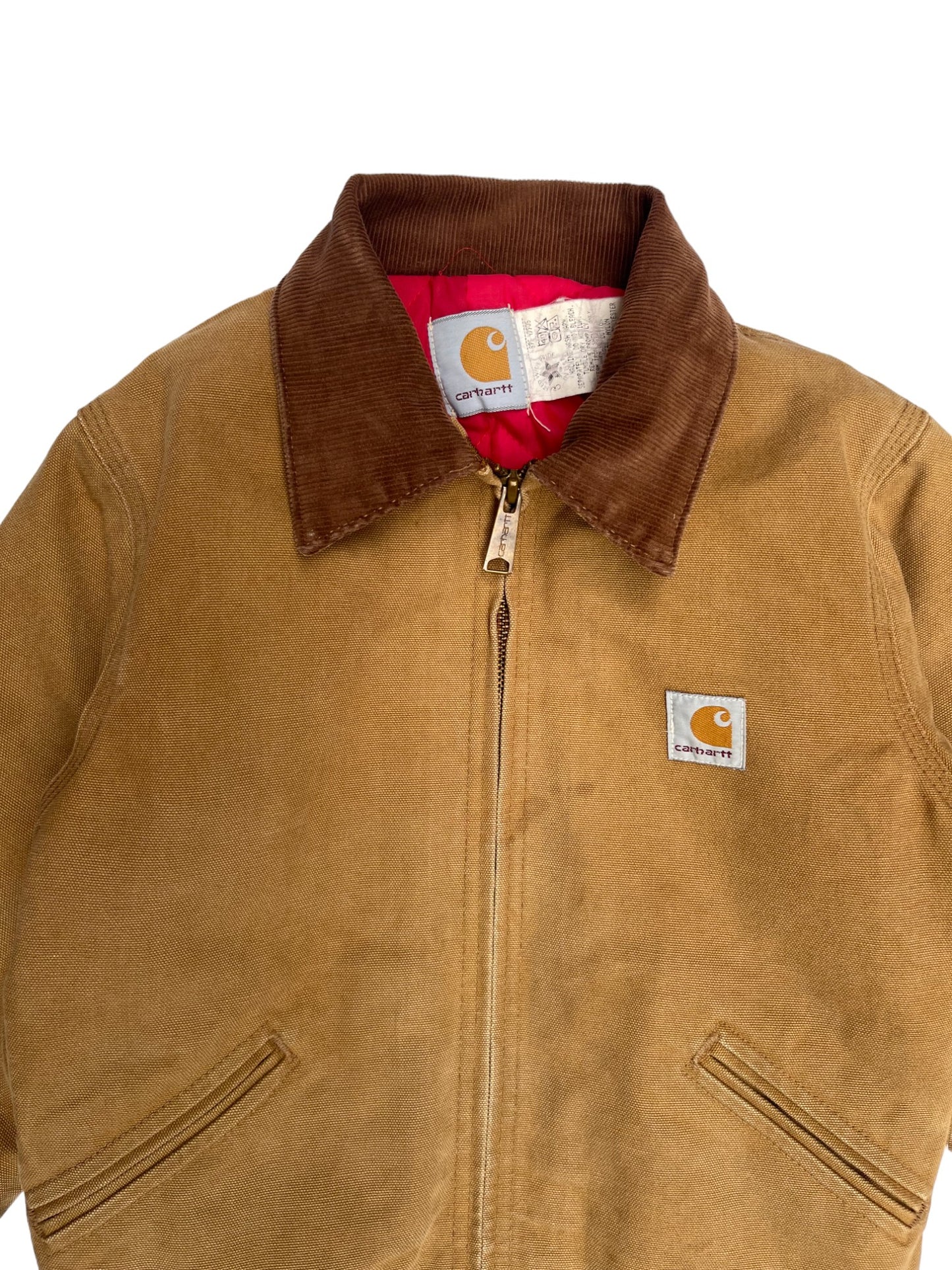 Veste Carhartt vintage beige à col 8/10 ans