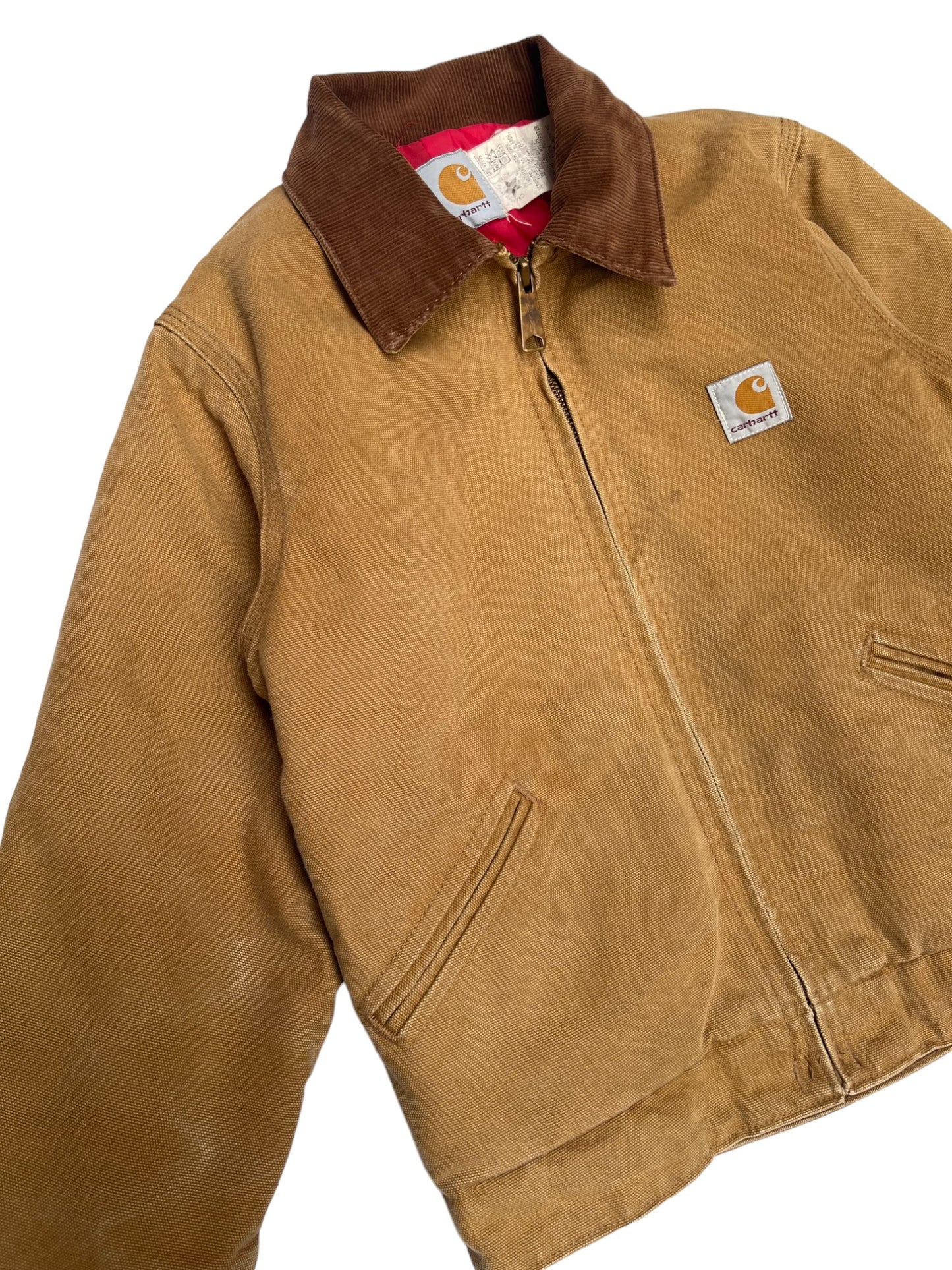 Veste Carhartt vintage beige à col 8/10 ans