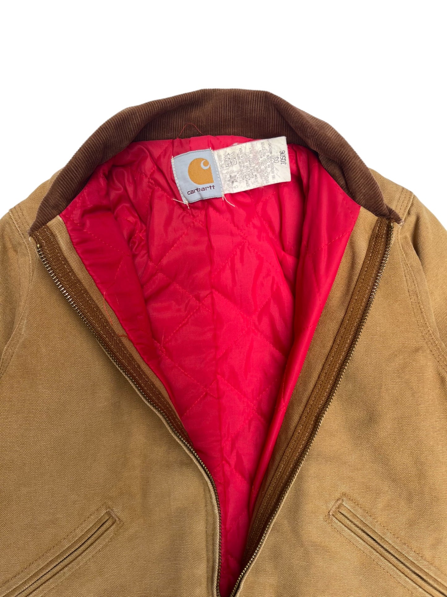 Veste Carhartt vintage beige à col 8/10 ans