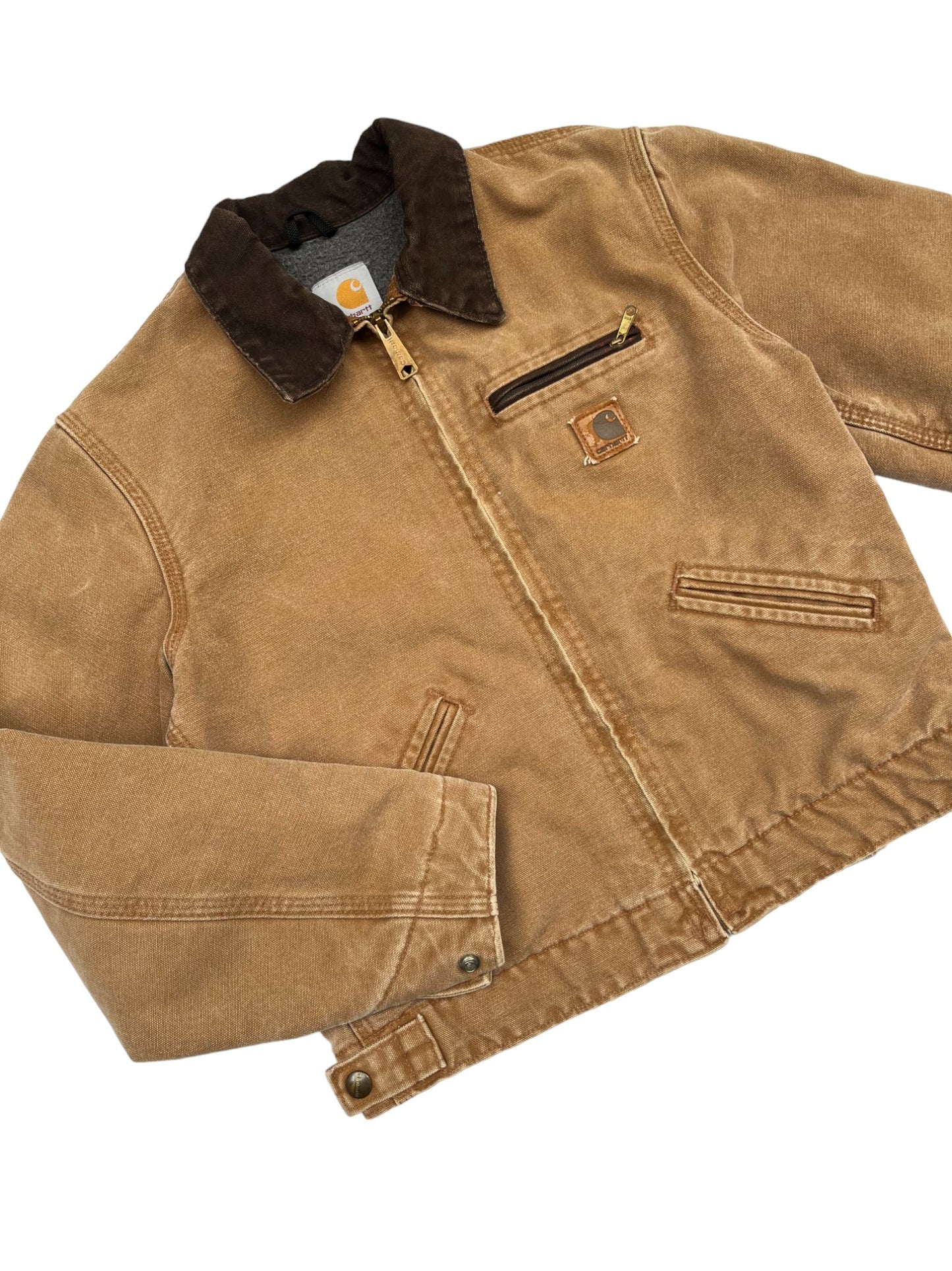 Veste Carhartt vintage beige à col 12 ans