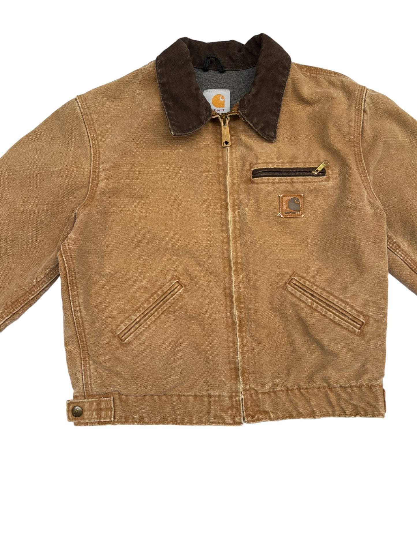 Veste Carhartt vintage beige à col 12 ans