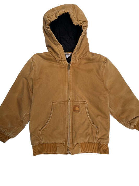 Veste Carhartt vintage beige à capuche 8/10 ans