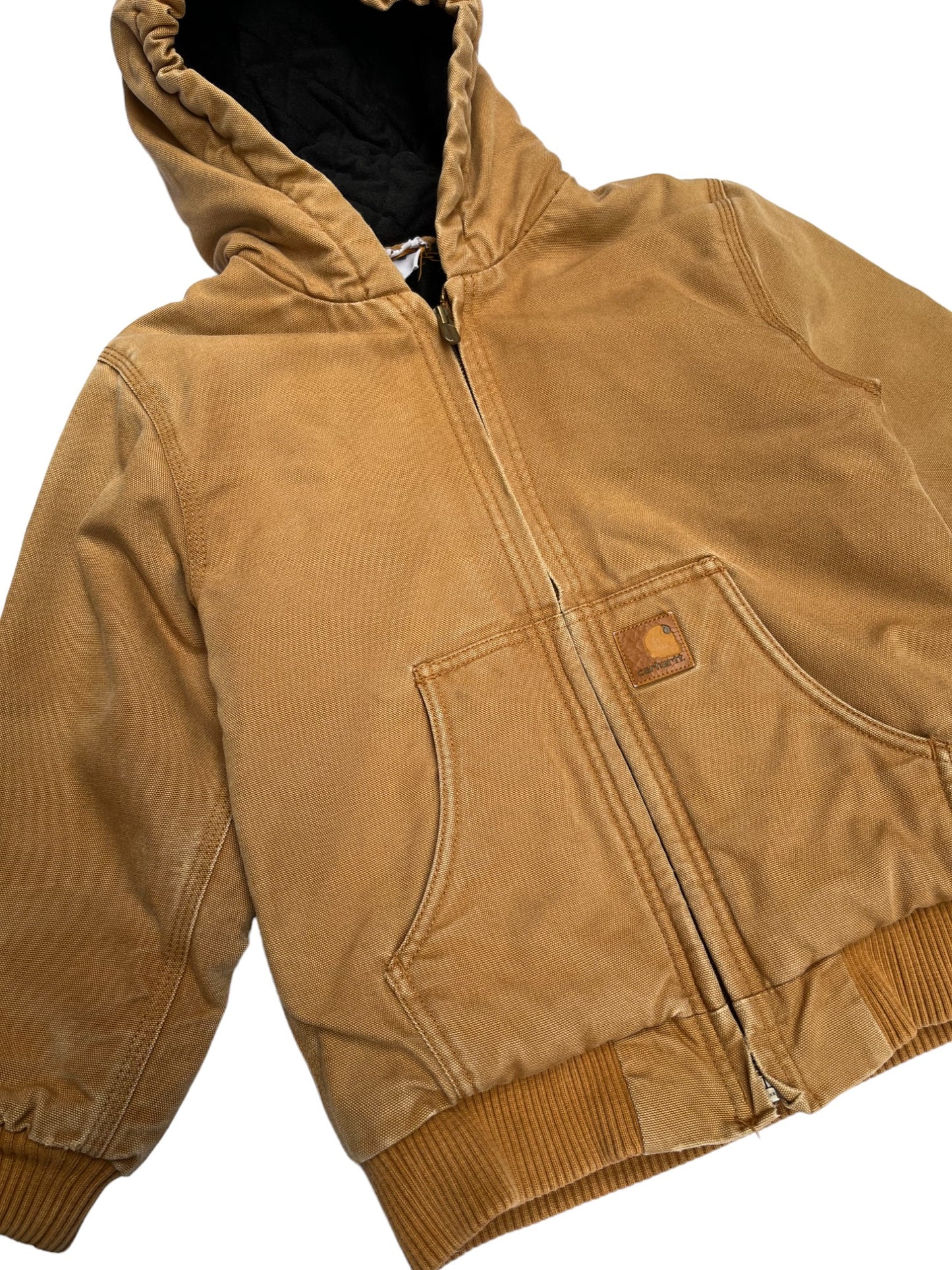 Veste Carhartt vintage beige à capuche 8/10 ans