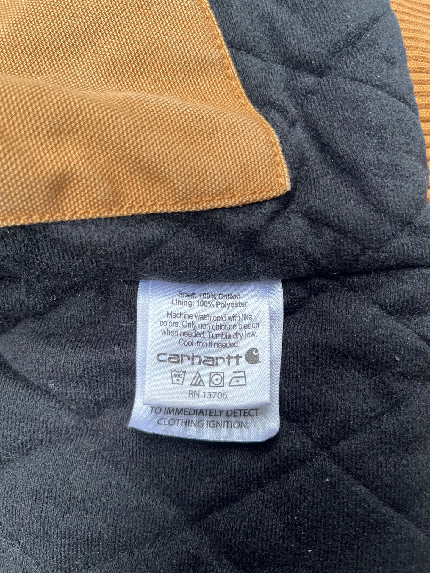 Veste Carhartt vintage beige à capuche 8/10 ans