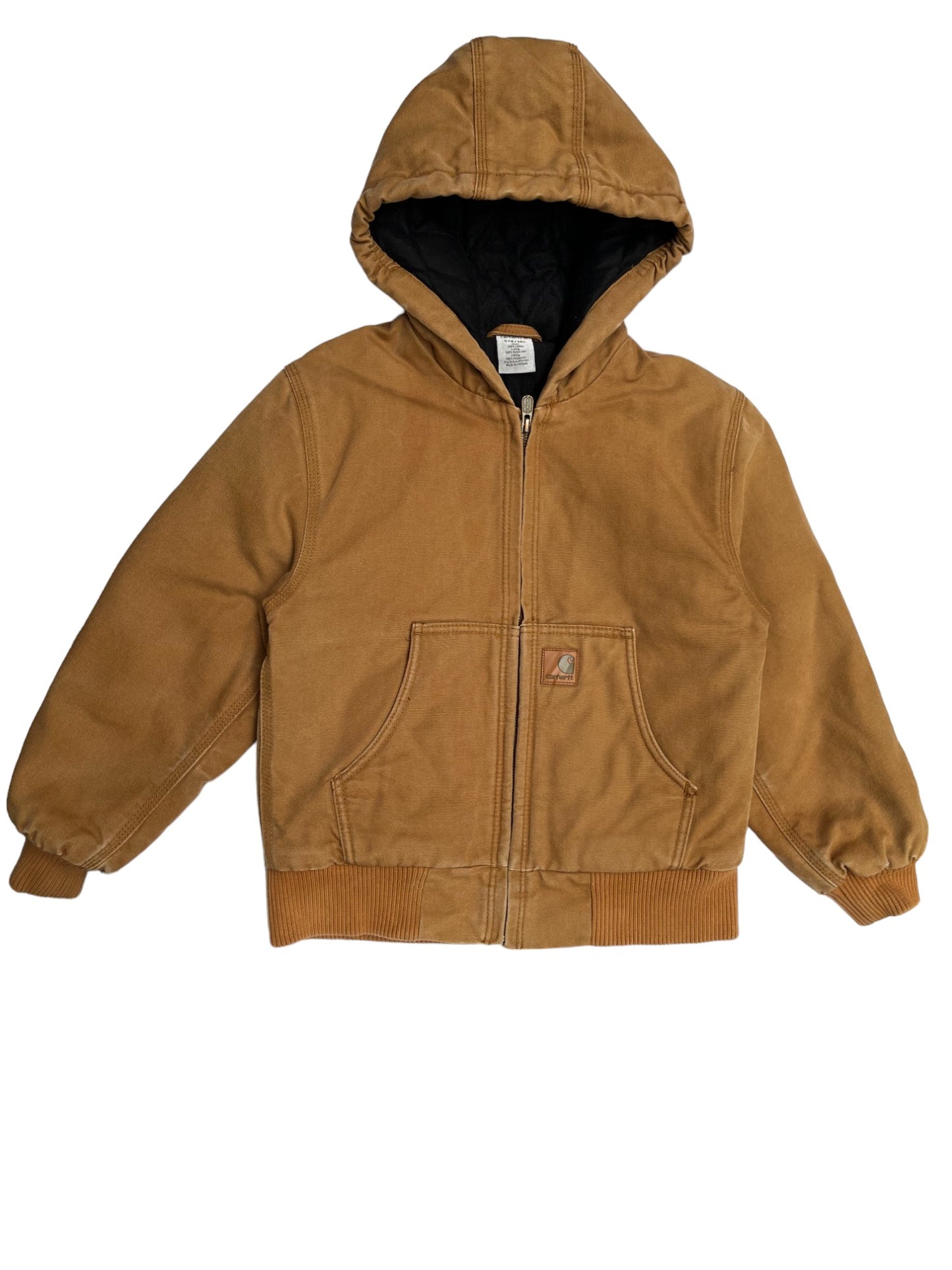 Veste Carhartt vintage beige à capuche 10 ans