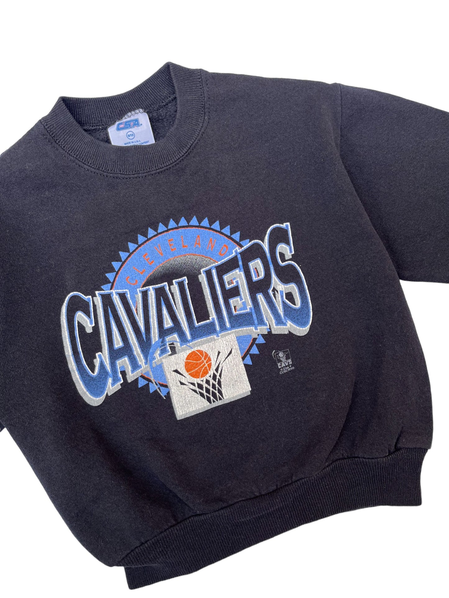 Sweat 90's noir Cavaliers - 8 ans