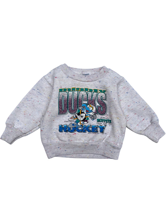 Sweat 90's gris moucheté - 18 mois