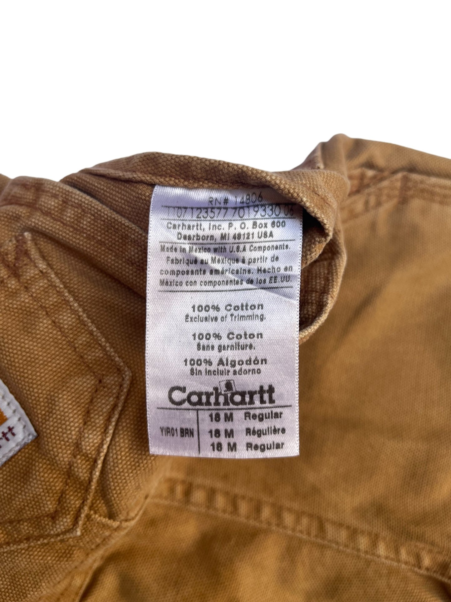 Salopette Carhartt  - 18 mois