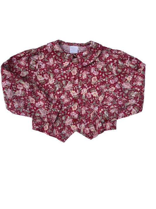 Top rouge vintage - 4 ans